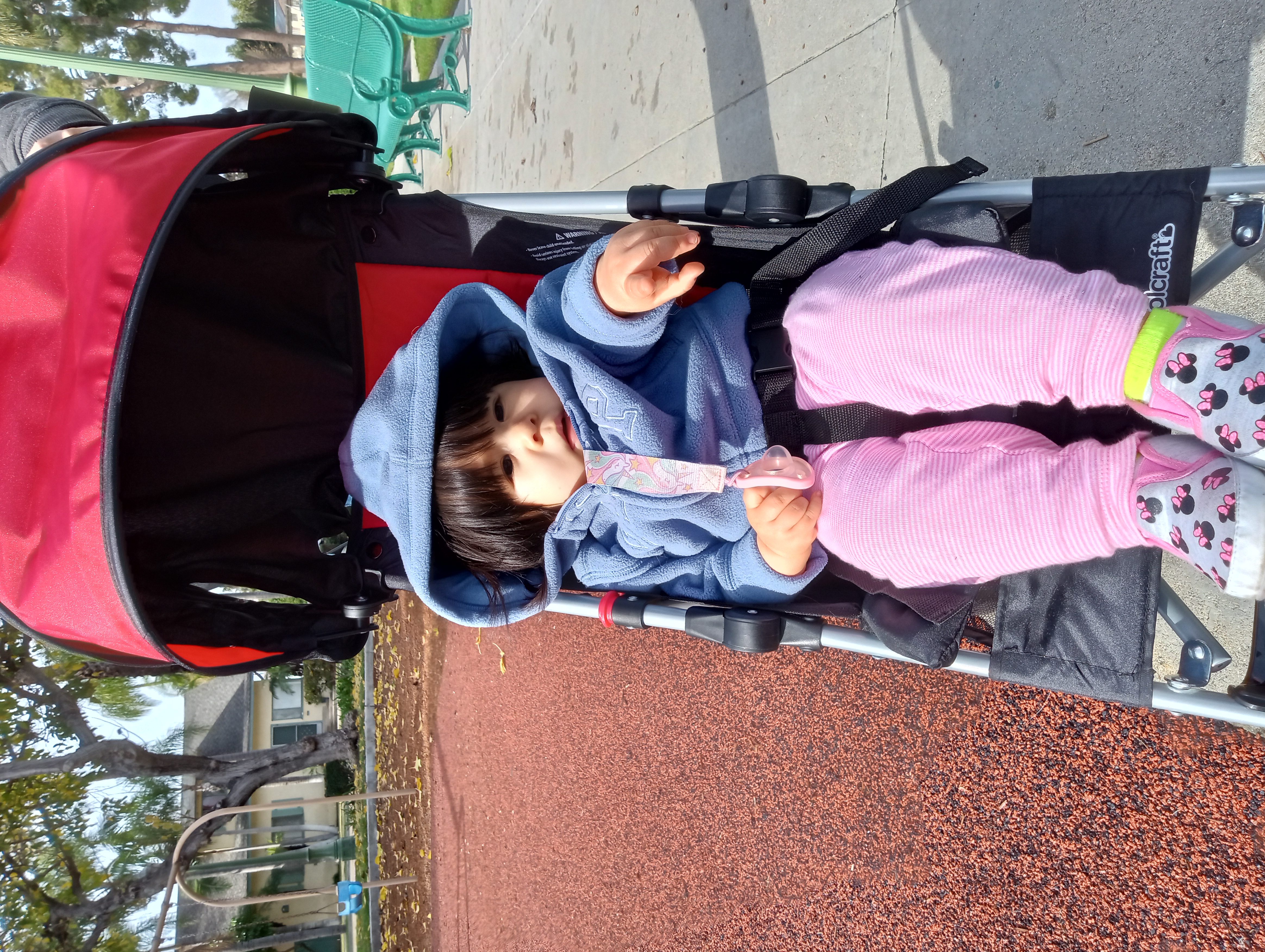 Baby in stroller taken with Moto G Play (2023)