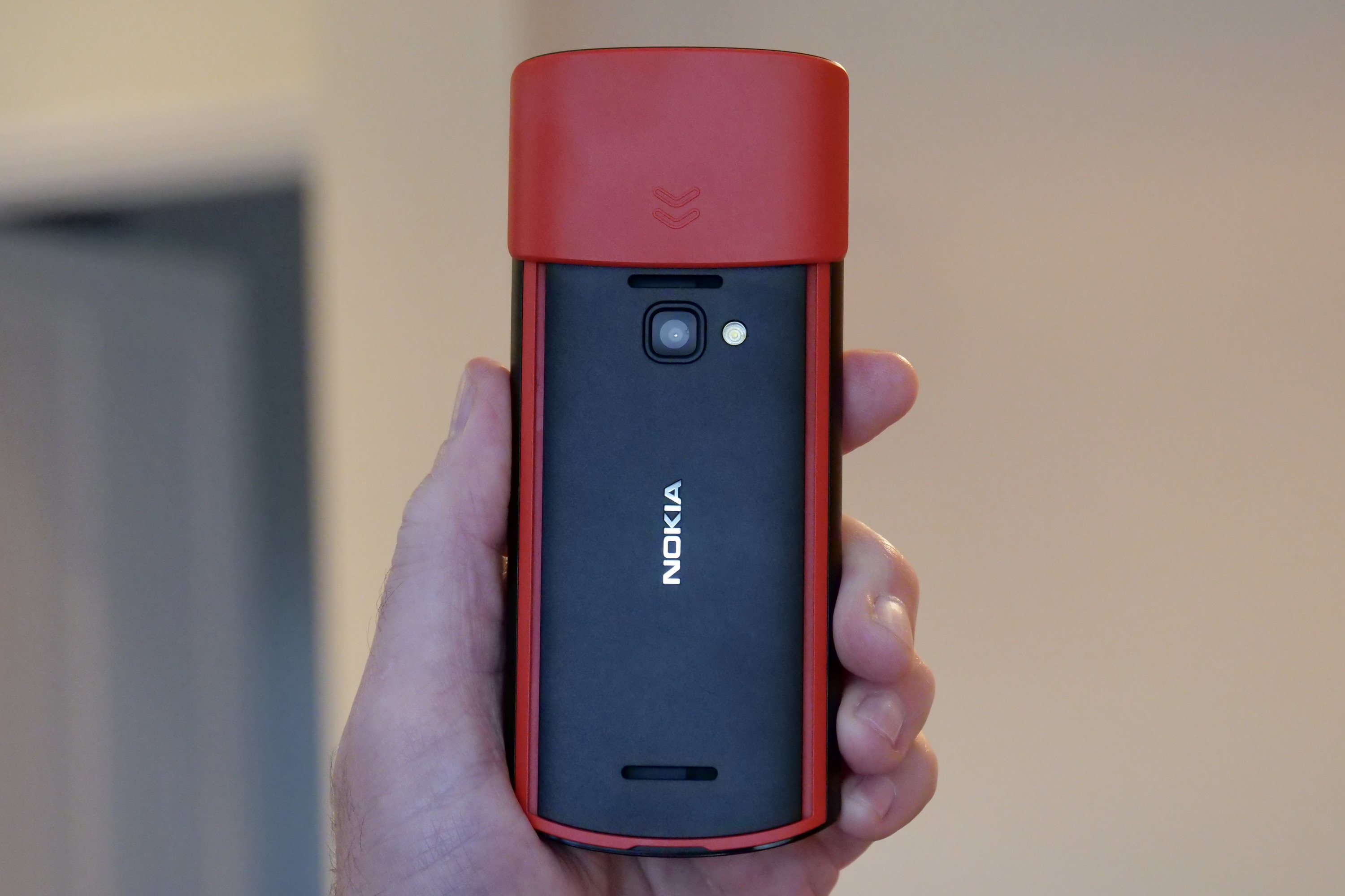 The back of the Nokia 5710 XpressAudio.