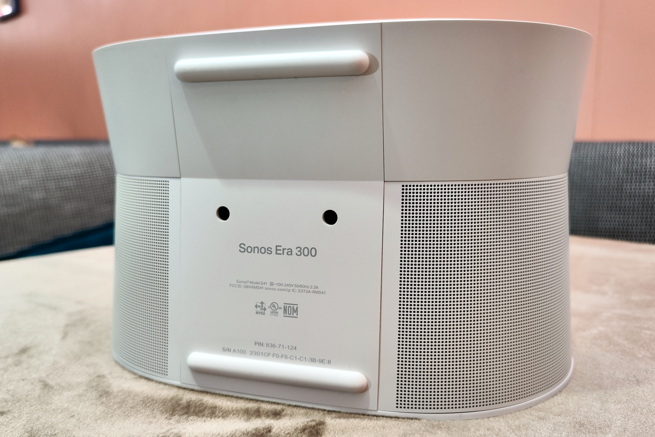 Sonos Era 300 bottom panel.