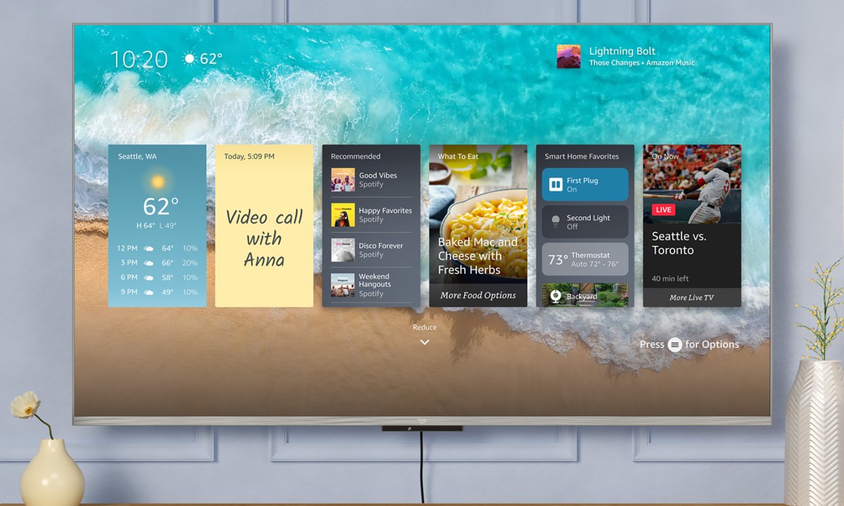 Amazon Fire TV Omni QLED Series TV.