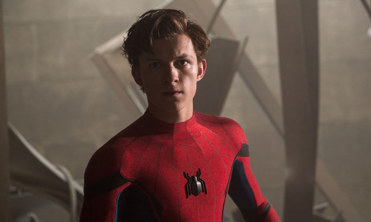 Tom Holland as Spider-Man in "Spider-Man: Homecoming."