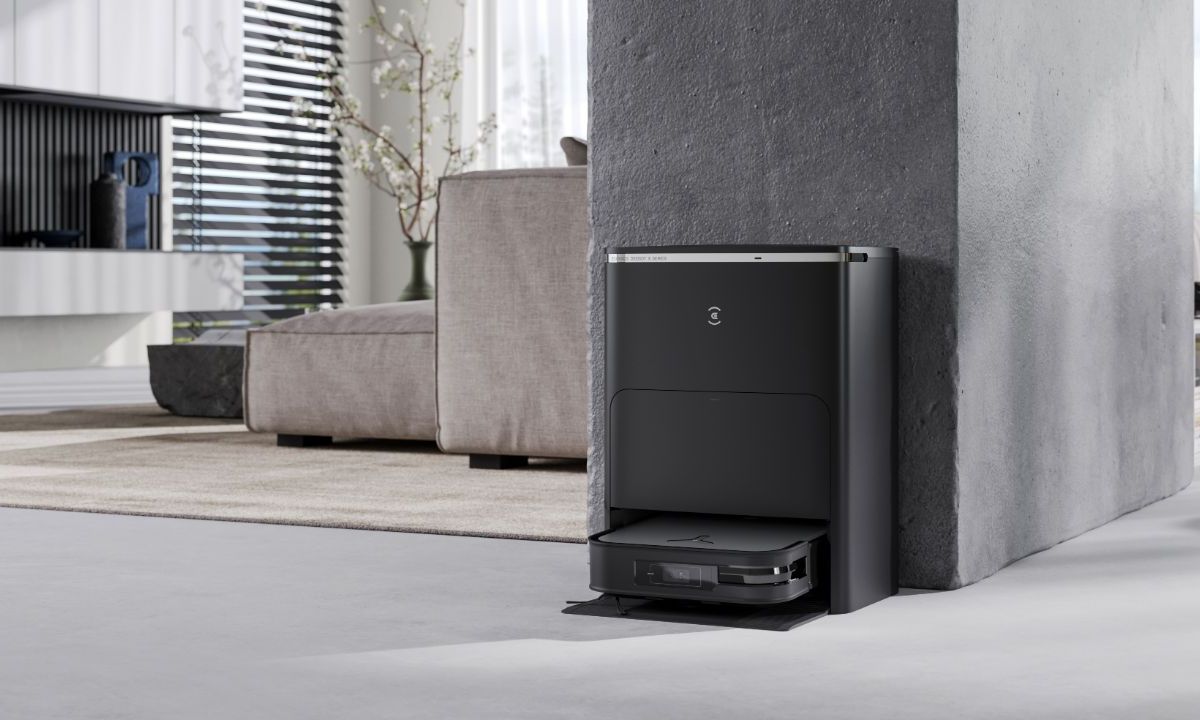The X2 Omni dock up against a wall.