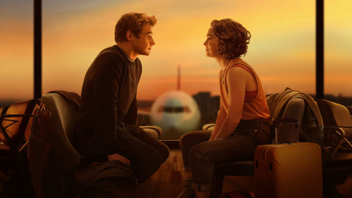 Ben Hardy and Haley Lu Richardson in Love At First Sight.