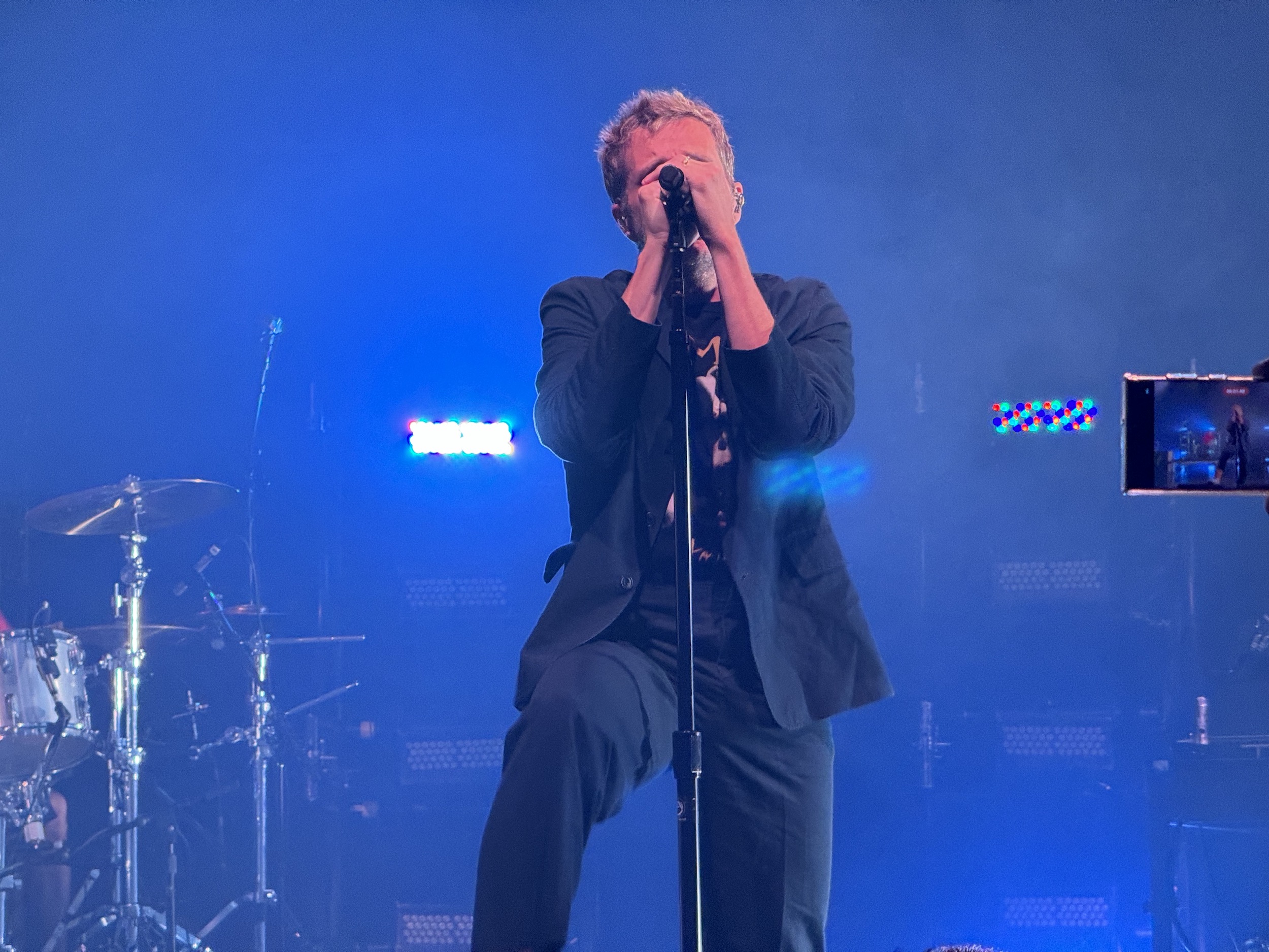 Photo from the iPhone 15 Pro Max telephoto camera of an Awolnation concert.