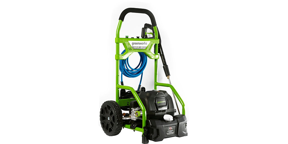 The Greenworks Electric Pressure Washer on a white background.