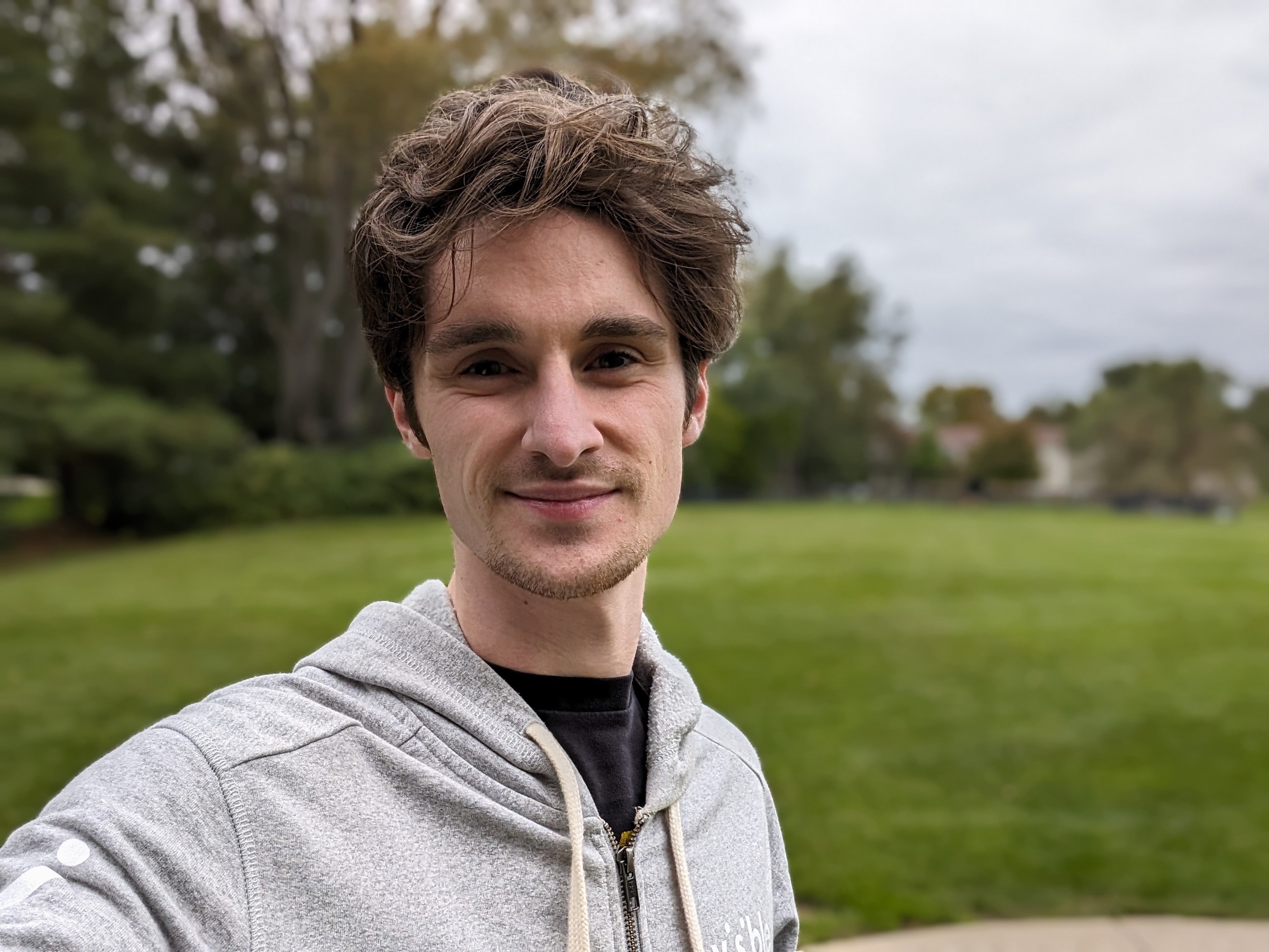 Selfie of Joe Maring standing outside taken with the Google Pixel 8 Pro.