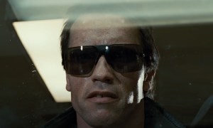 Arnold Schwarzenegger in The Terminator.