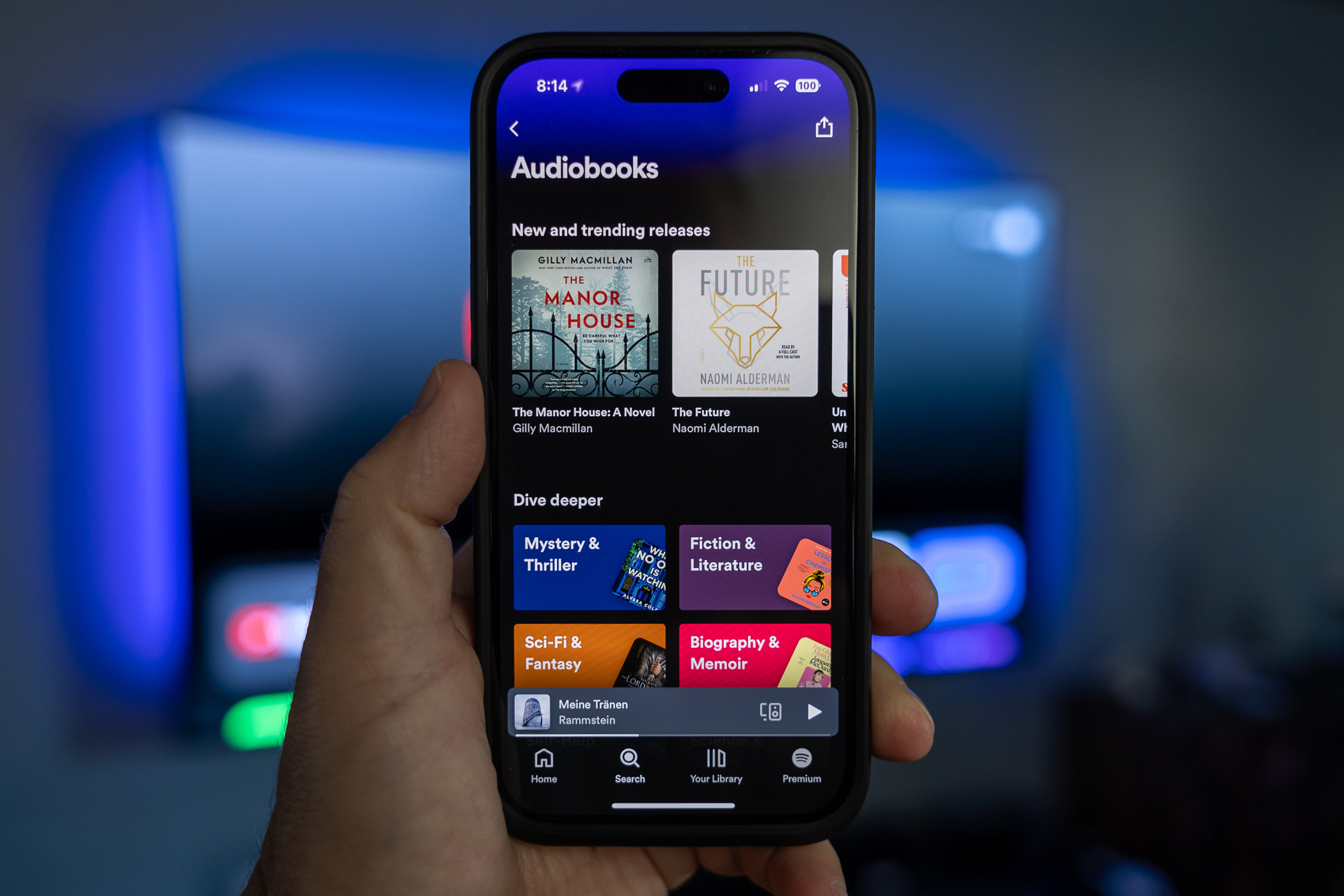 Audiobooks on Spotify.