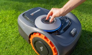 The Segway i Series being set up.