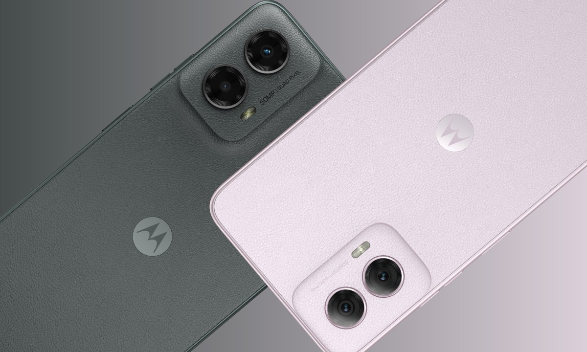 Renders of the Moto G 5G (2024) and Moto G Power 5G (2024).