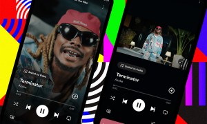 A promo image for music videos on Spotify.