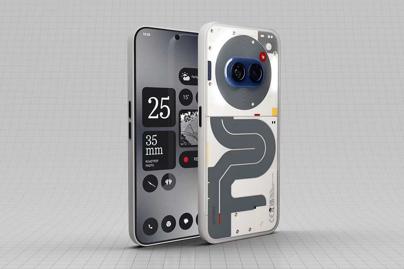 The front and back of the Nothing Phone 2a Special Edition.