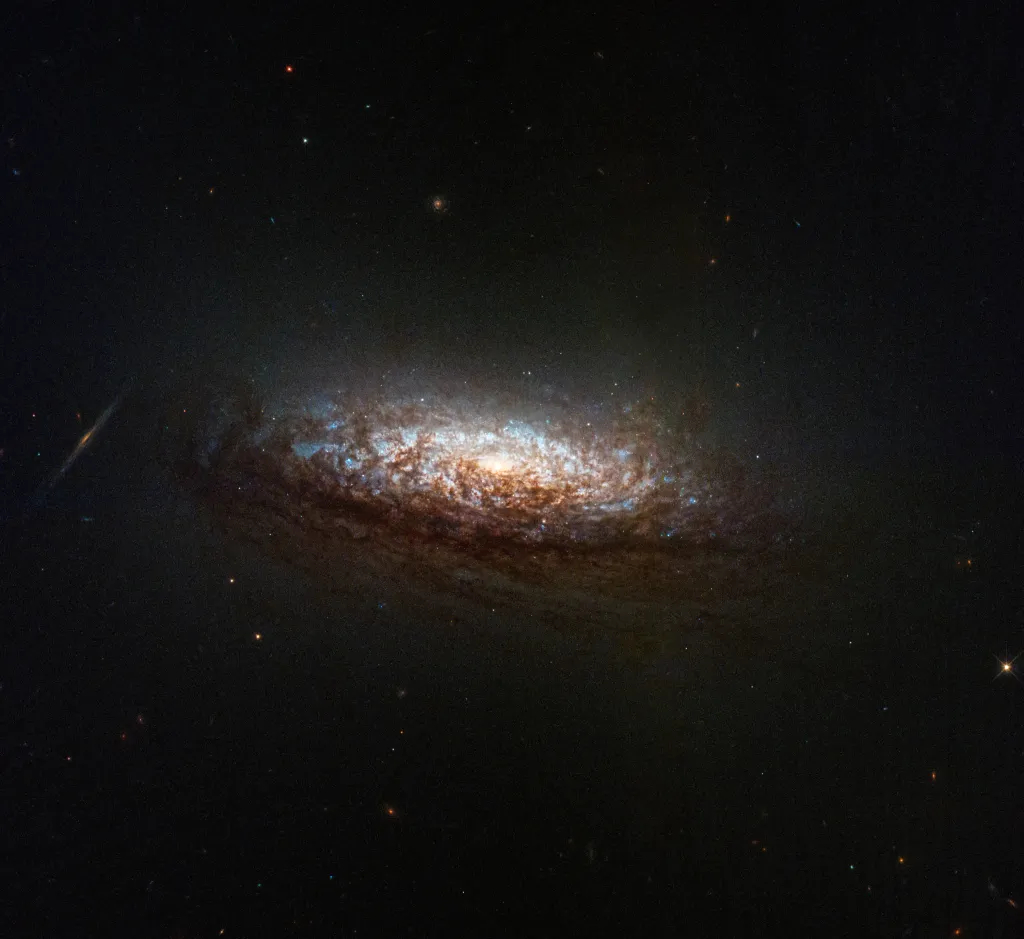 This NASA Hubble Space Telescope features the galaxy NGC 1546.