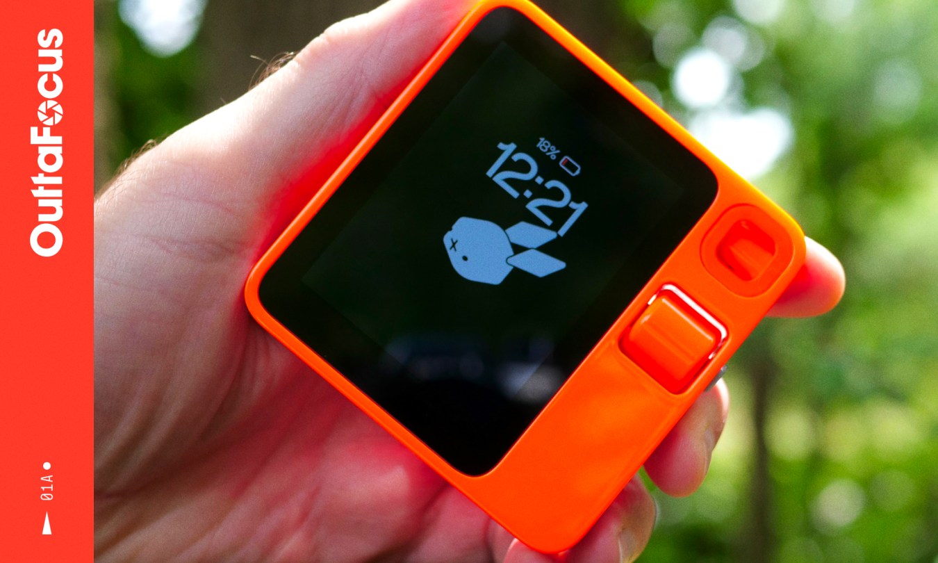 The Rabbit R1 shown in the Outtafocus column's main image.