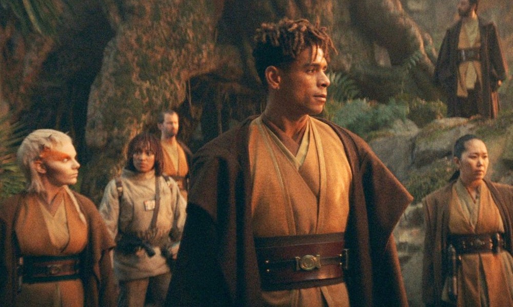 A group of Jedi stand ready to fight in The Acolyte.