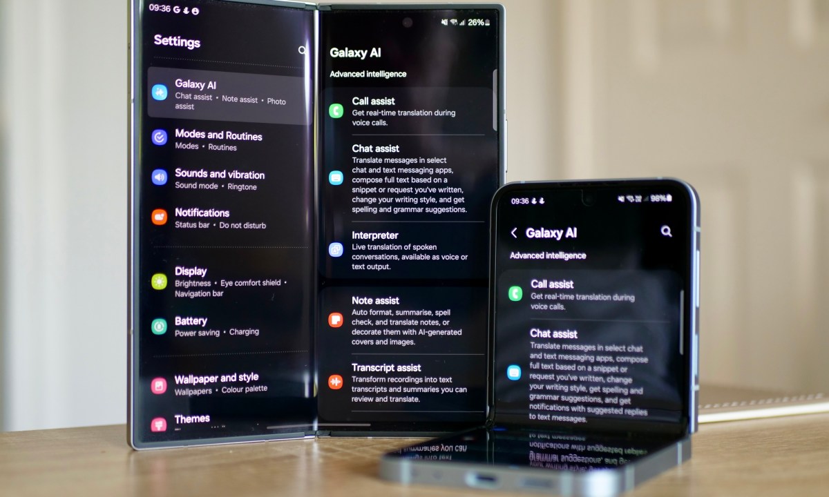 Samsung Galaxy AI on the Galaxy Z Fold 6 and Galaxy Z Flip 6.