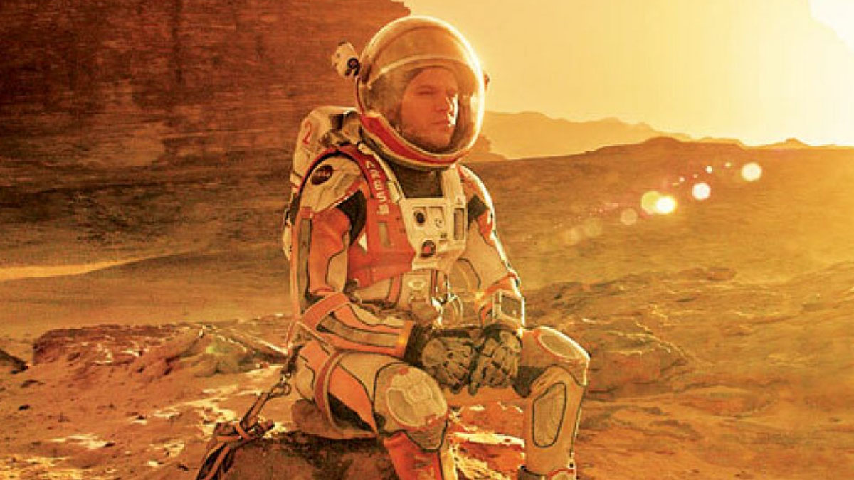 Matt Damon in The Martian.
