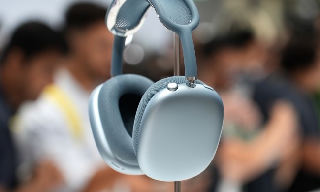 Apple AirPods Max with USB-C in Blue.