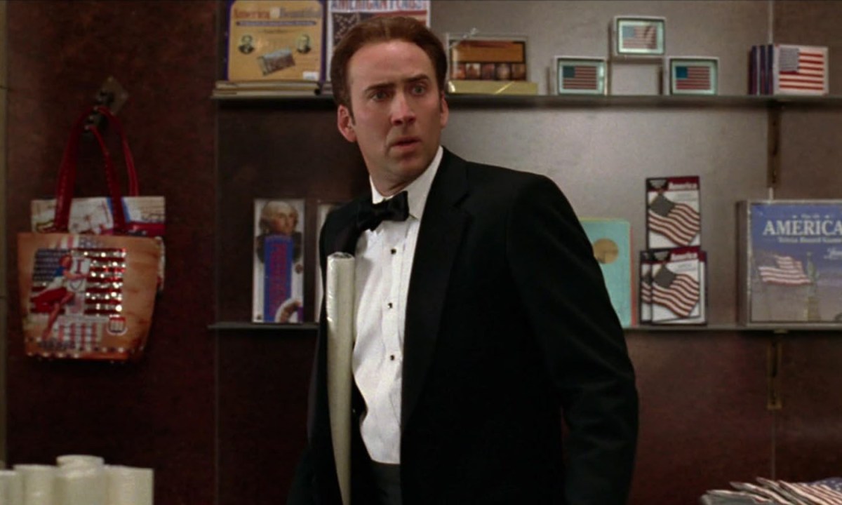 Nicolas Cage in National Treasure.