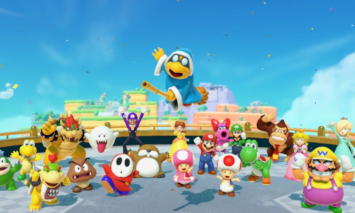 The cast of Super Mario Party Jamboree.