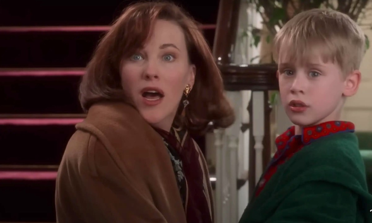 Kevin and his mom in Home Alone