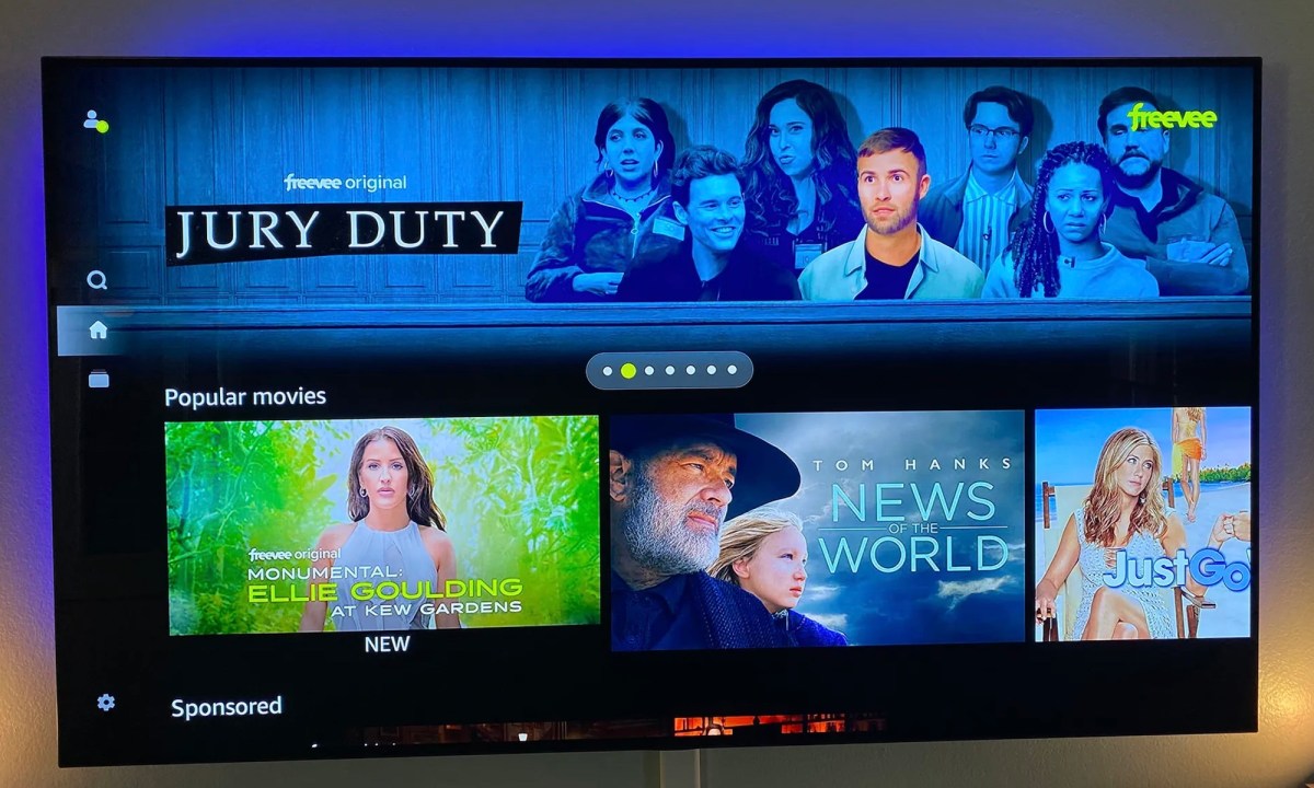 Freevee on a TV.