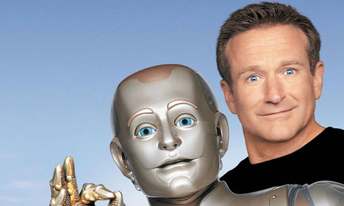 Robin Williams in the poster for Bicentennial Man.