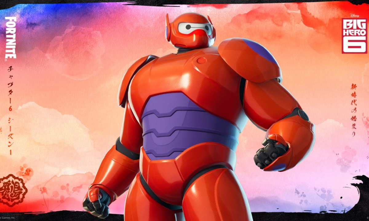 Baymax skin in Fortnite