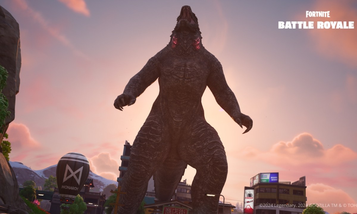 Godzilla on Chapter 6 map Fortnite