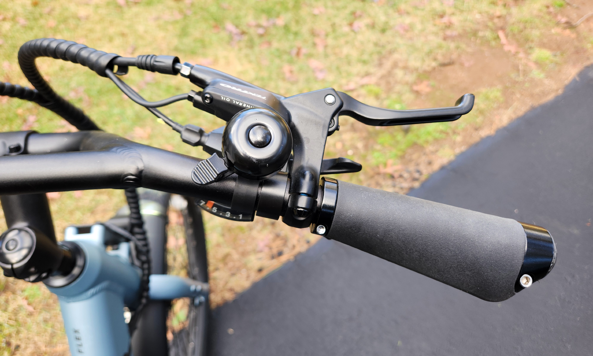 radio flyer flex e bike review right hand grip with brake lever  shifter and bell