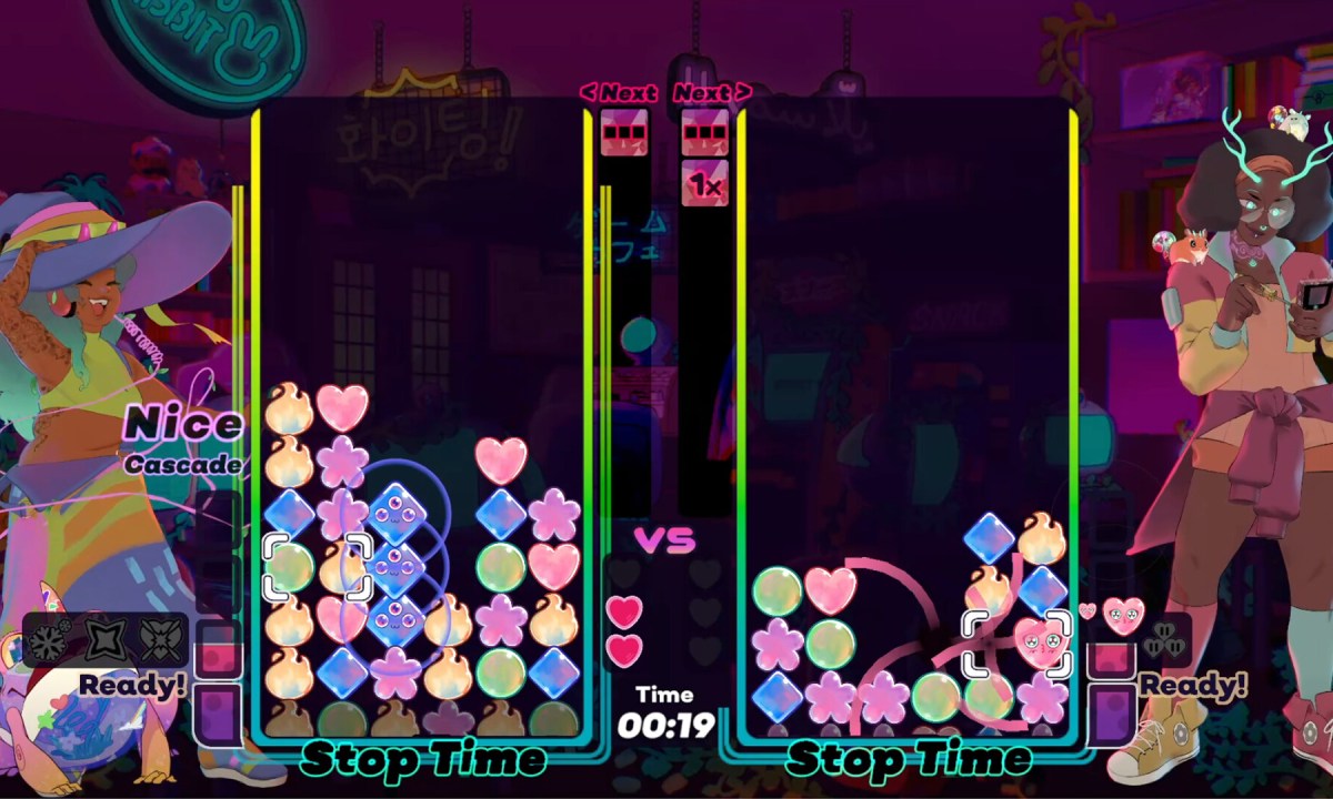 Two witches battle in Spirit Swap.