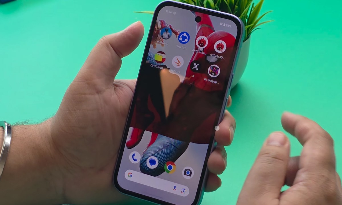 Pixel 9a display