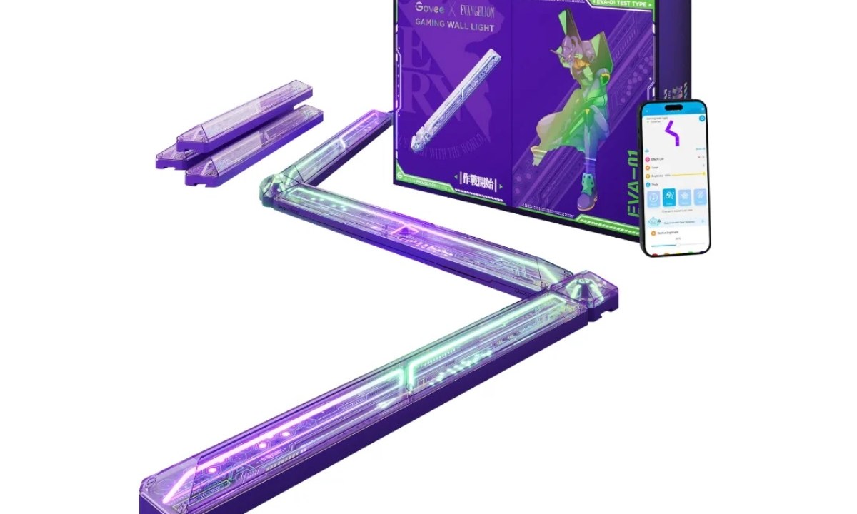 The Govee Gaming Wall Light Evangelion Edition on a white background.