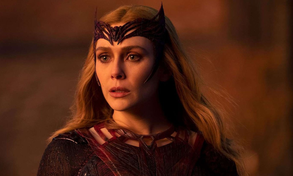 Elizabeth Olsen as the Scarlet Witch in Doctor Strange in the Multiverse of Madness.