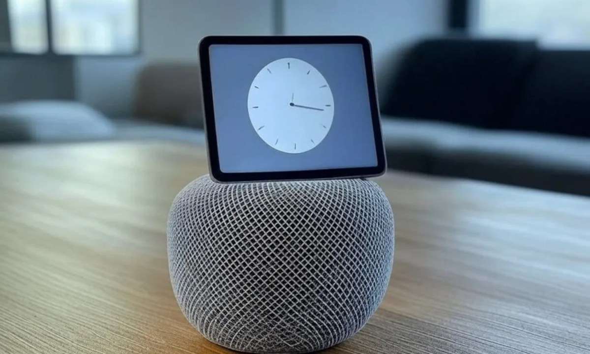 HomePod display mockup
