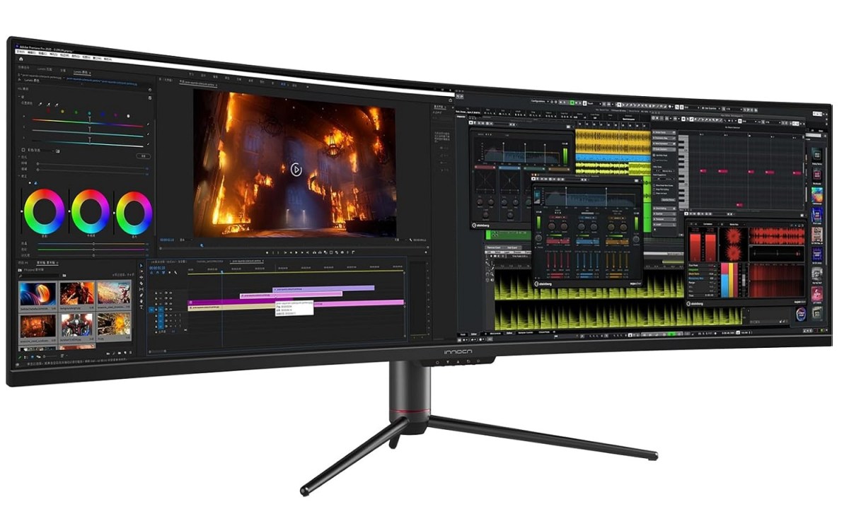 The INNOCN 49C1G ultrawide monitor on a white background.