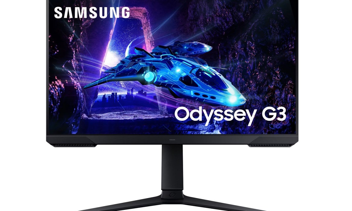 The Samsung Odyssey G3 gaming monitor on a white background.