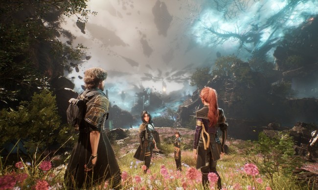 Gustave, Lune, Sciel, and Maelle in Clair Obscur Expedition 33.